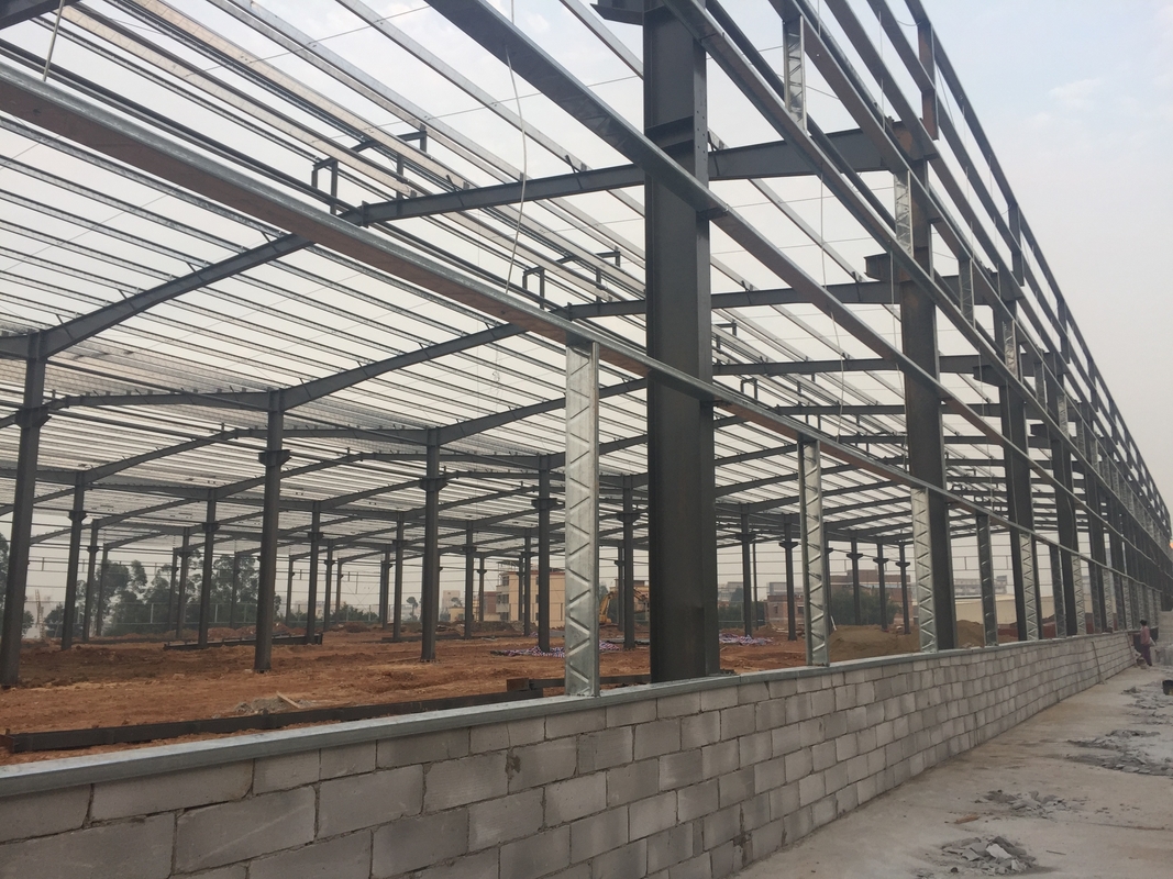 مباني Q345 الفولاذية الخفيفة الموفرة للطاقة لمرافق التصنيع والإنتاج