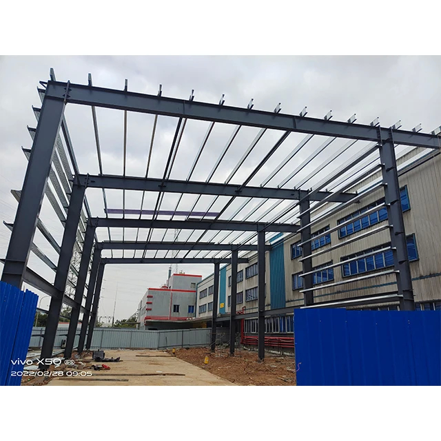 أماكن تخزين ذات إطار حديدي عالي الحجم لحاوية شحن واحدة 40HC 250-450m2